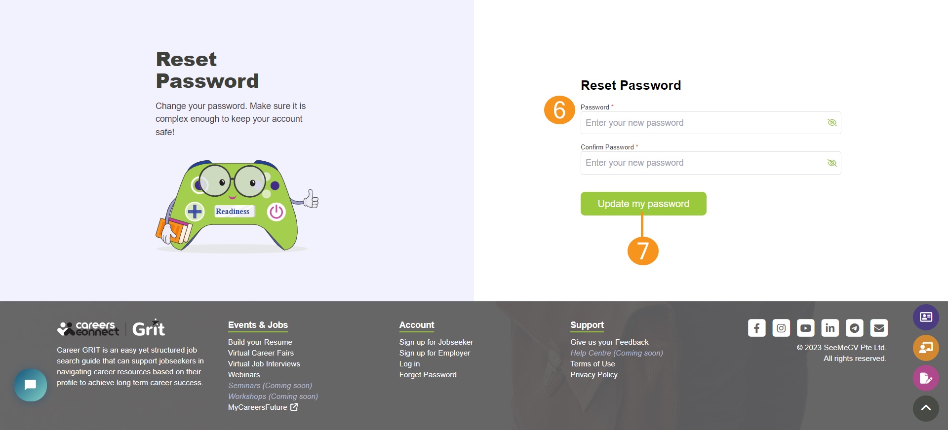 Reset Password